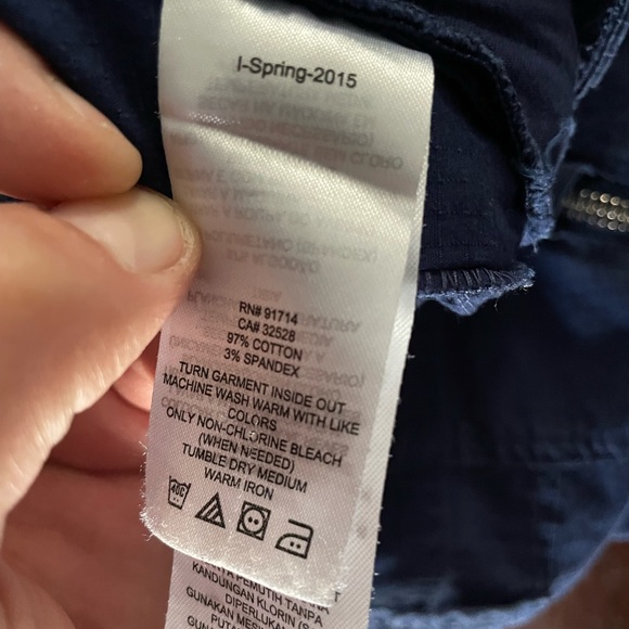 CRAZY DOUBLE ZIPPER ARMANI EXCHANGE A/X RIPSTOP SURF STYLE CARGO SHORTS SIZE 34W - Picture 11 of 13